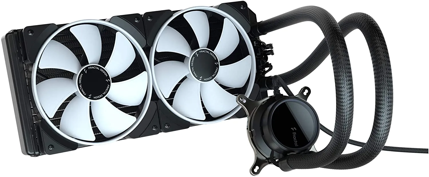 Fractal Design Celsius  S28 Prisma 280mm ARGB Liquid CPU Cooler, PWM Fan Hub, ARGB Pump, 2x Prisma AL-14 PWM ARGB Fans