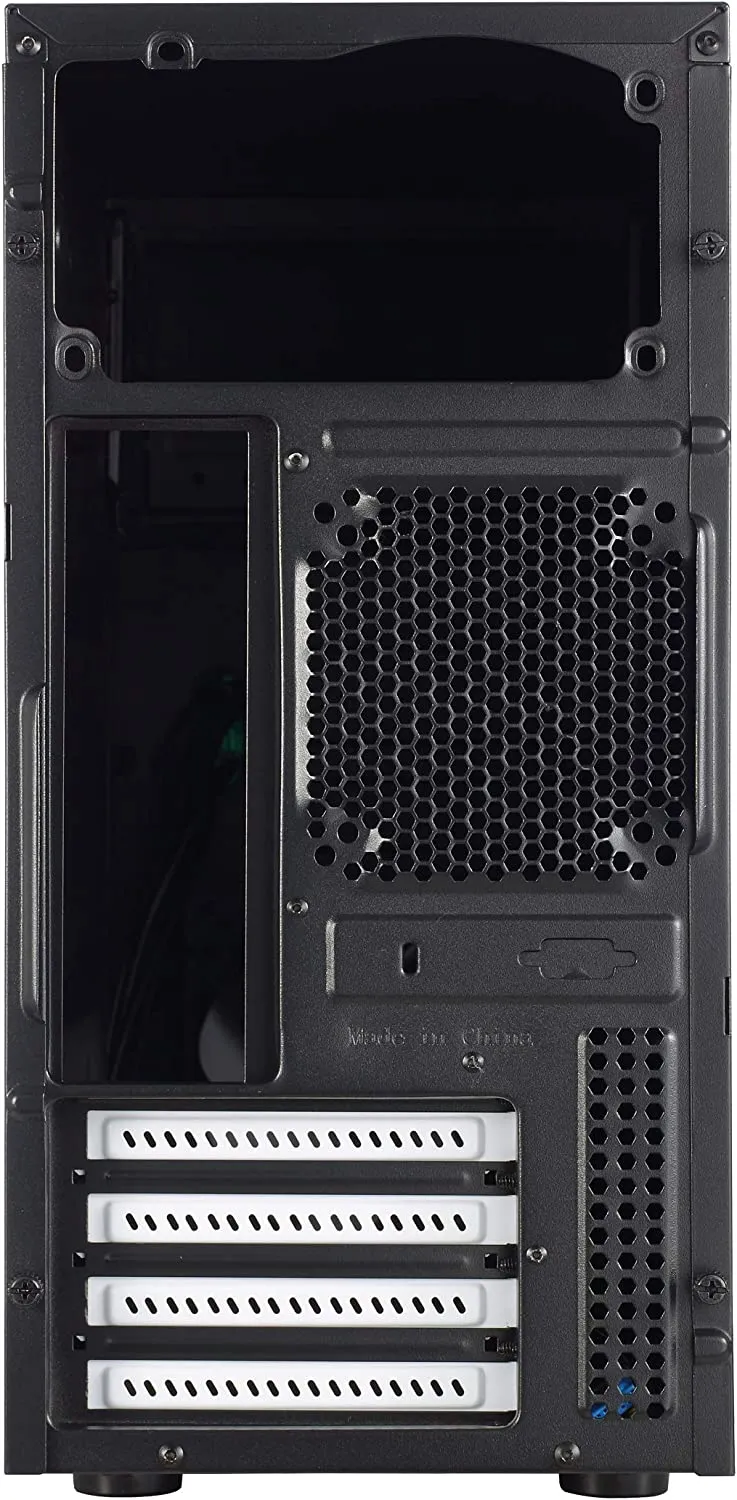 Fractal Design Core 1100 PC Case, Micro-ATX, Brushed Aluminium-look, 350mm GPU Support, No Fans, USB 3.0