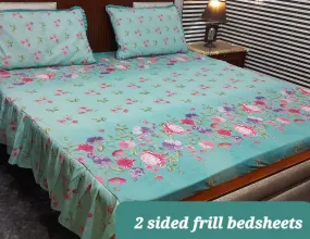 Frill bedsheet 3pcs