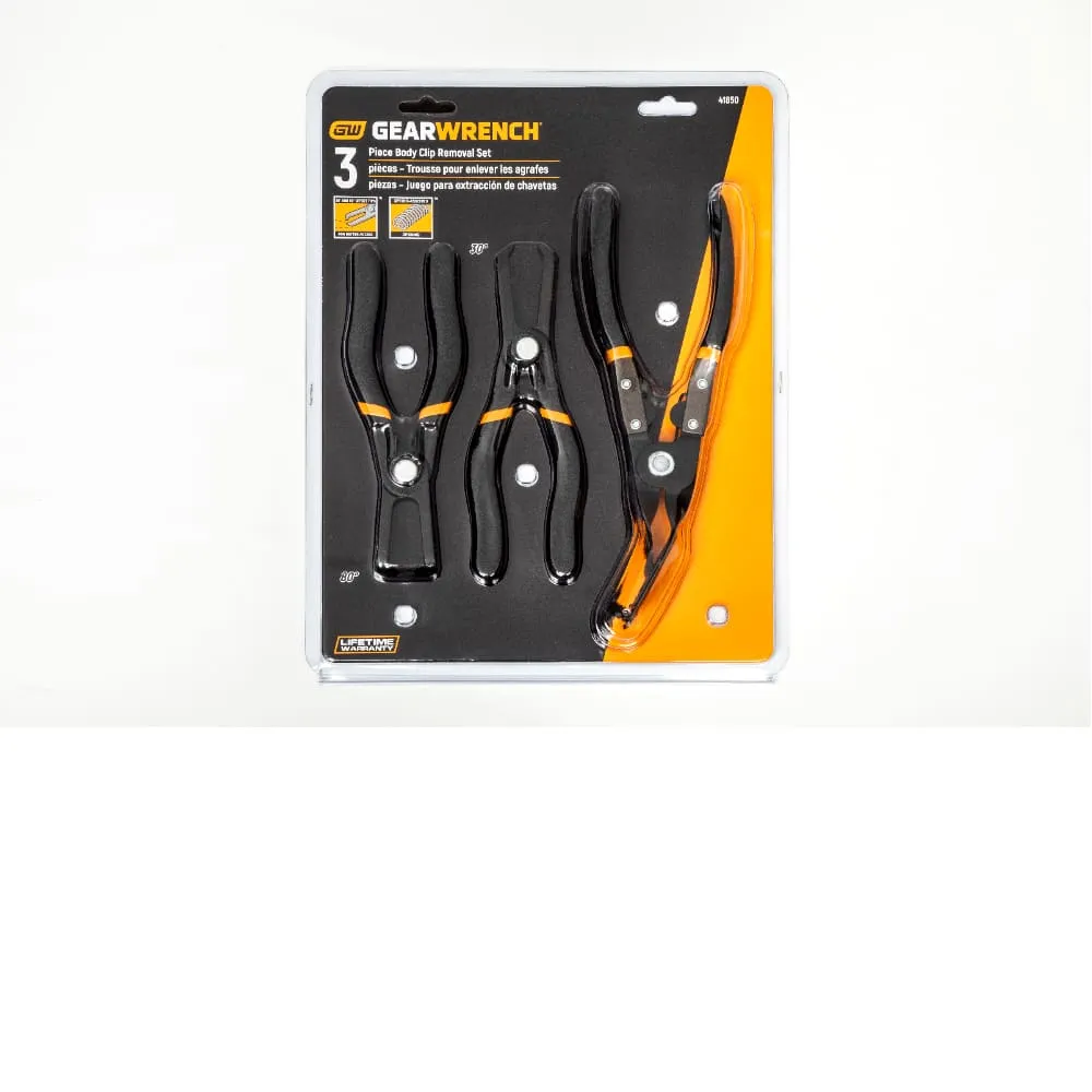 GearWrench 41850 3 Pc. Body Clip Plier Set