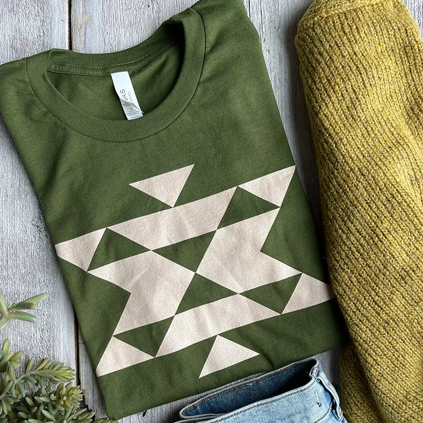 Geo / Southwest / Quilt Block Tee