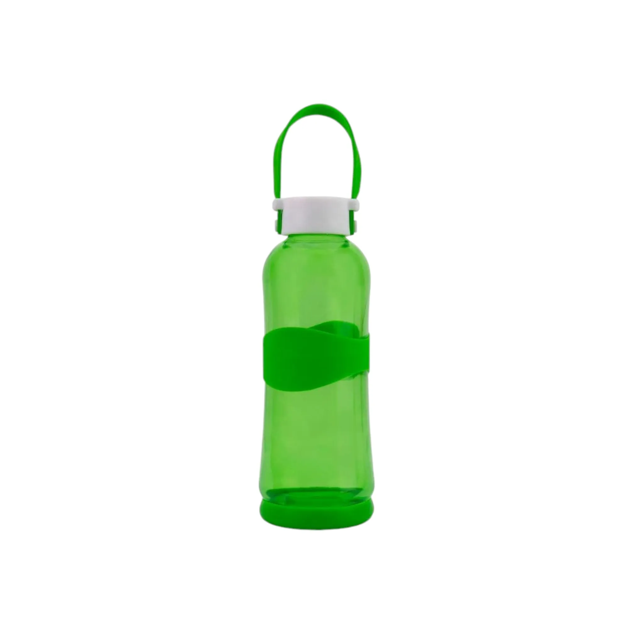 Glass Water Bottle 500ml with Carry Tag & Lid ZLF-04