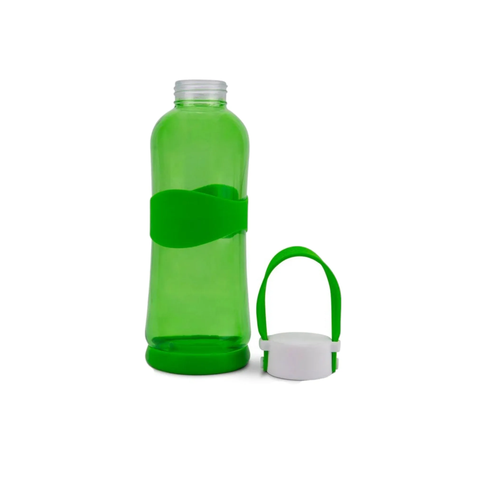 Glass Water Bottle 500ml with Carry Tag & Lid ZLF-04