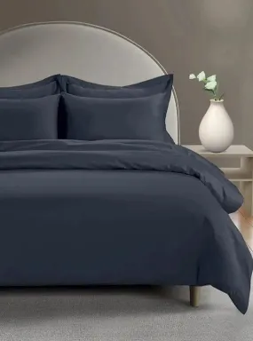 Graphite Grey 800 thread Count Egyptian Cotton Sateen Duvet Cover