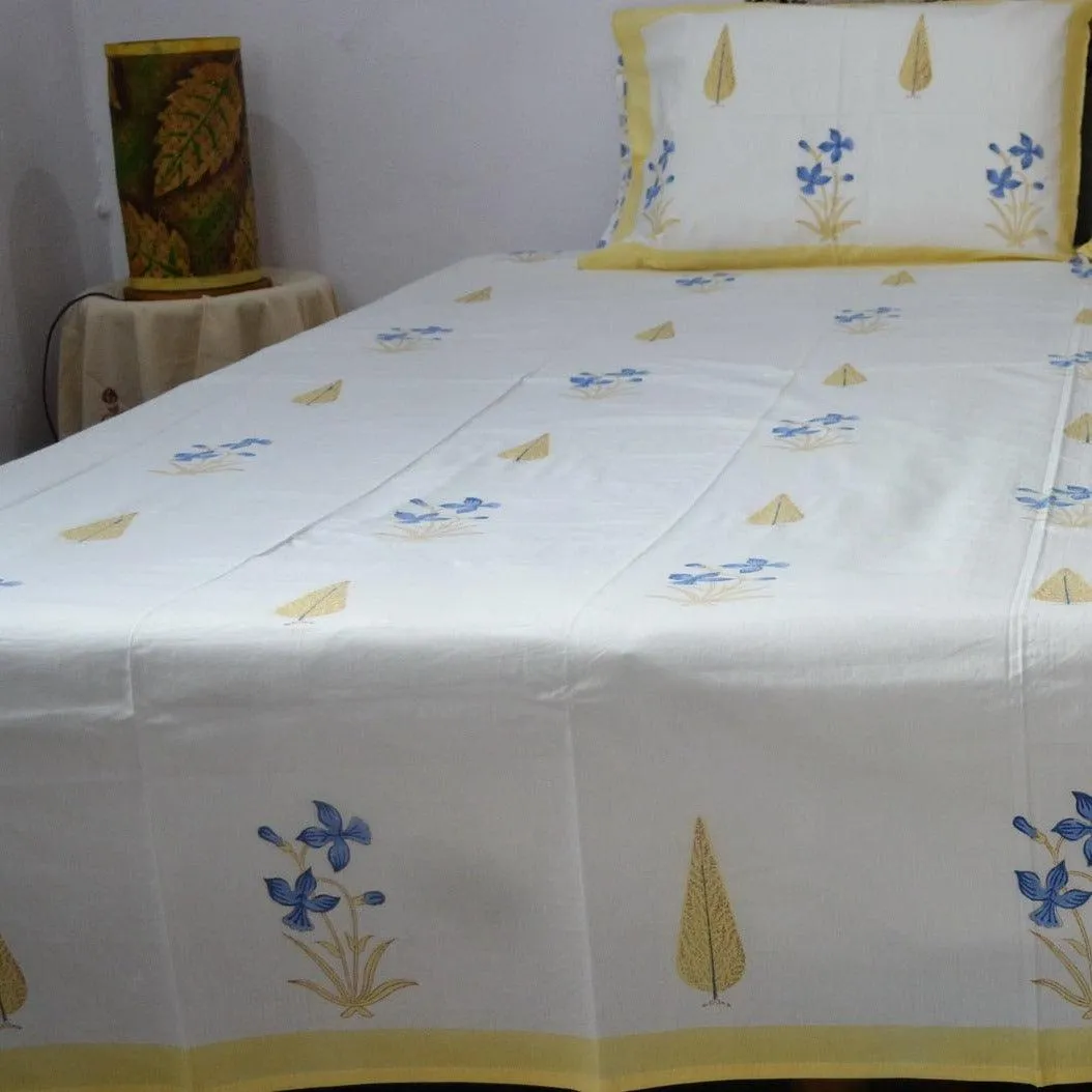 HALDI PINE BED SHEET