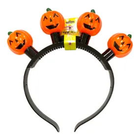 Halloween Jumbo Light Up Pumpkin Headband