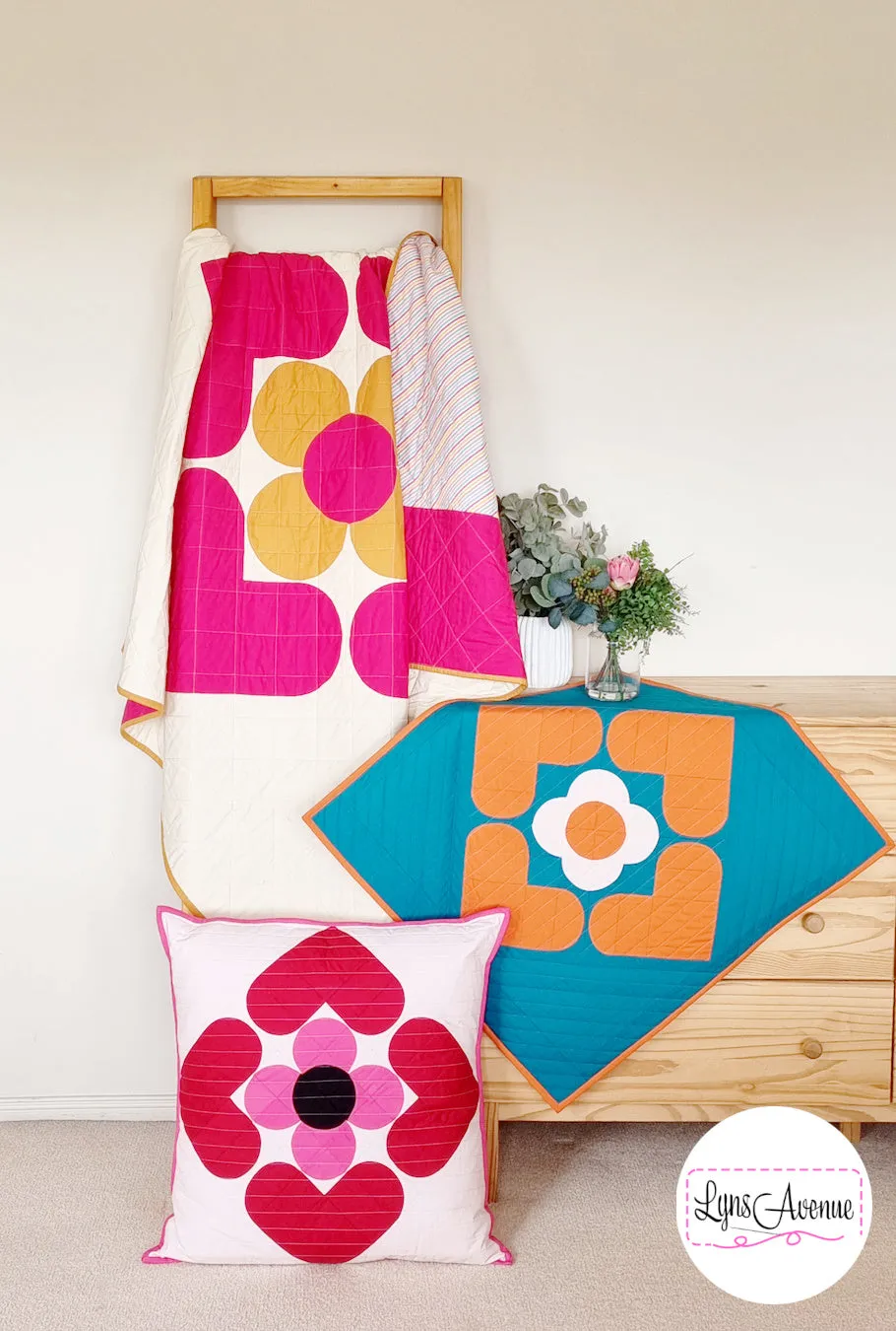 Heart Posy Quilt Pattern