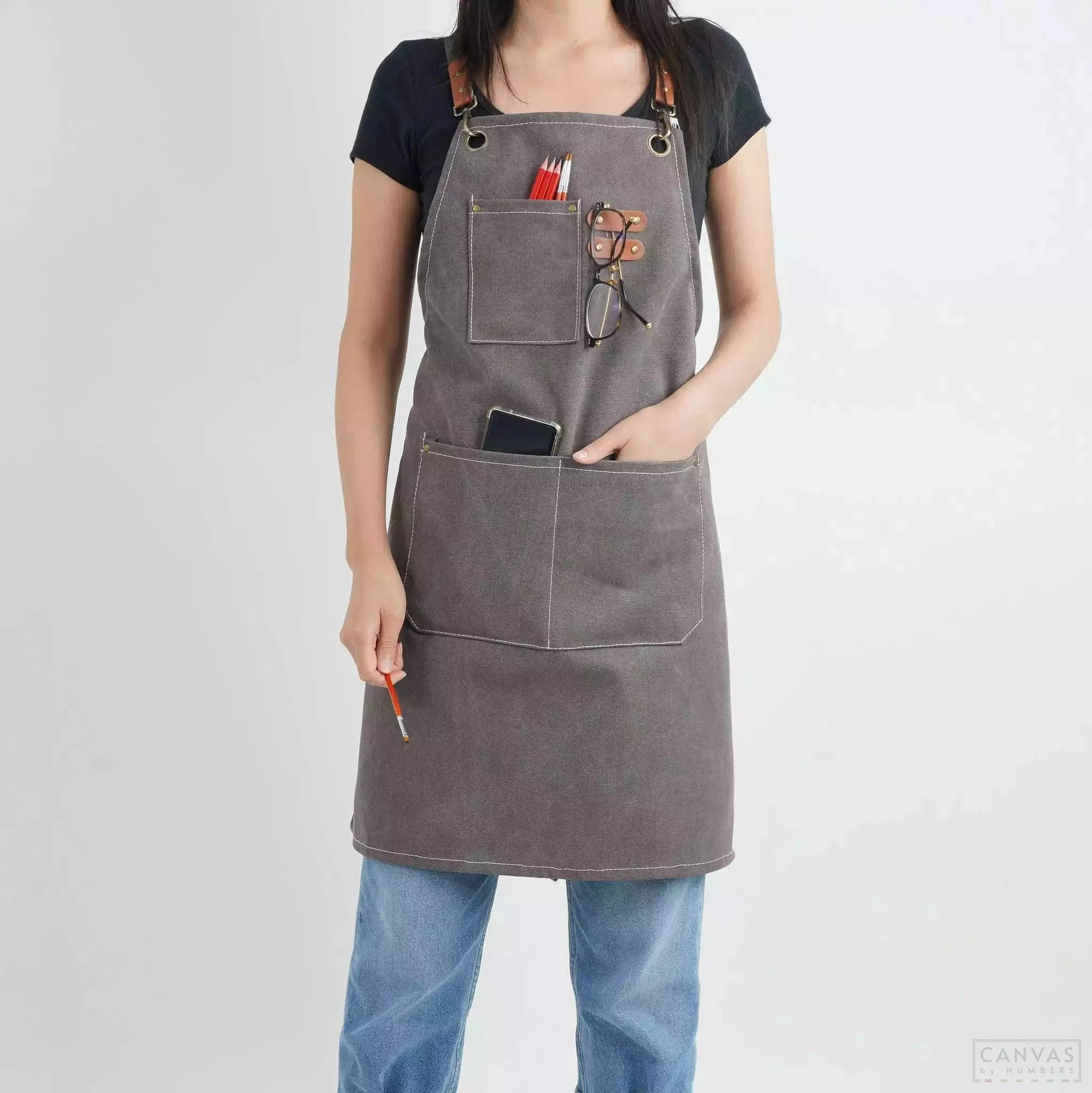 Heavy-Duty Apron for Artists