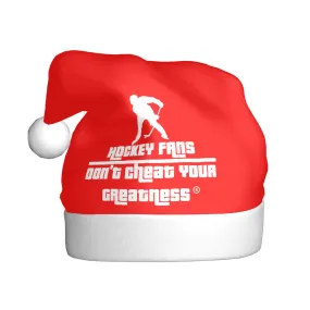 Hockey Fans Adult Plush Christmas Hat