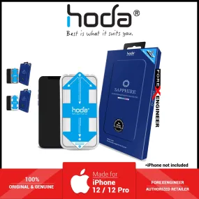 Hoda Sapphire Screen Protector for iPhone 12 - 12 Pro ( With Helper ) - Blue Light Filter (Barcode: 4713381519943 )