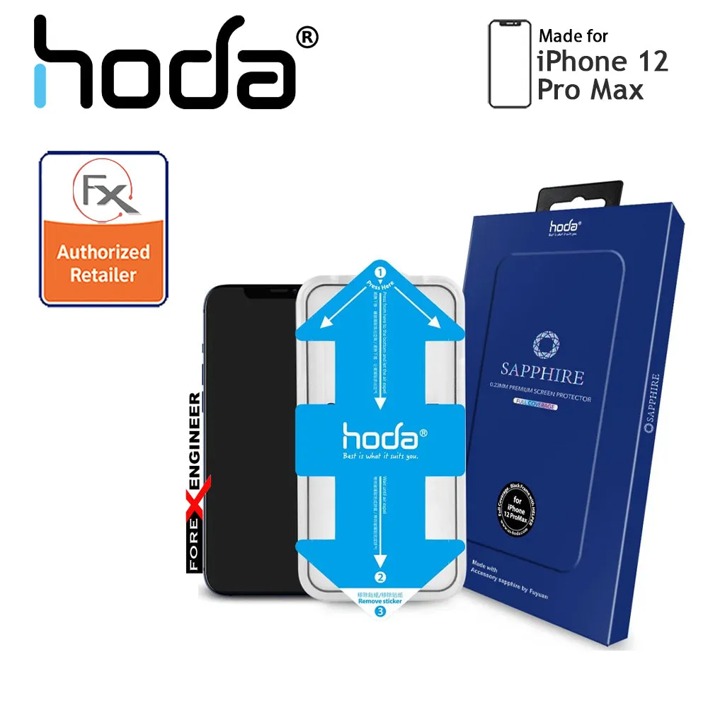 Hoda Sapphire Screen Protector for iPhone 12 Pro Max 5G 6.7" with Helper (Barcode: 4713381519103)