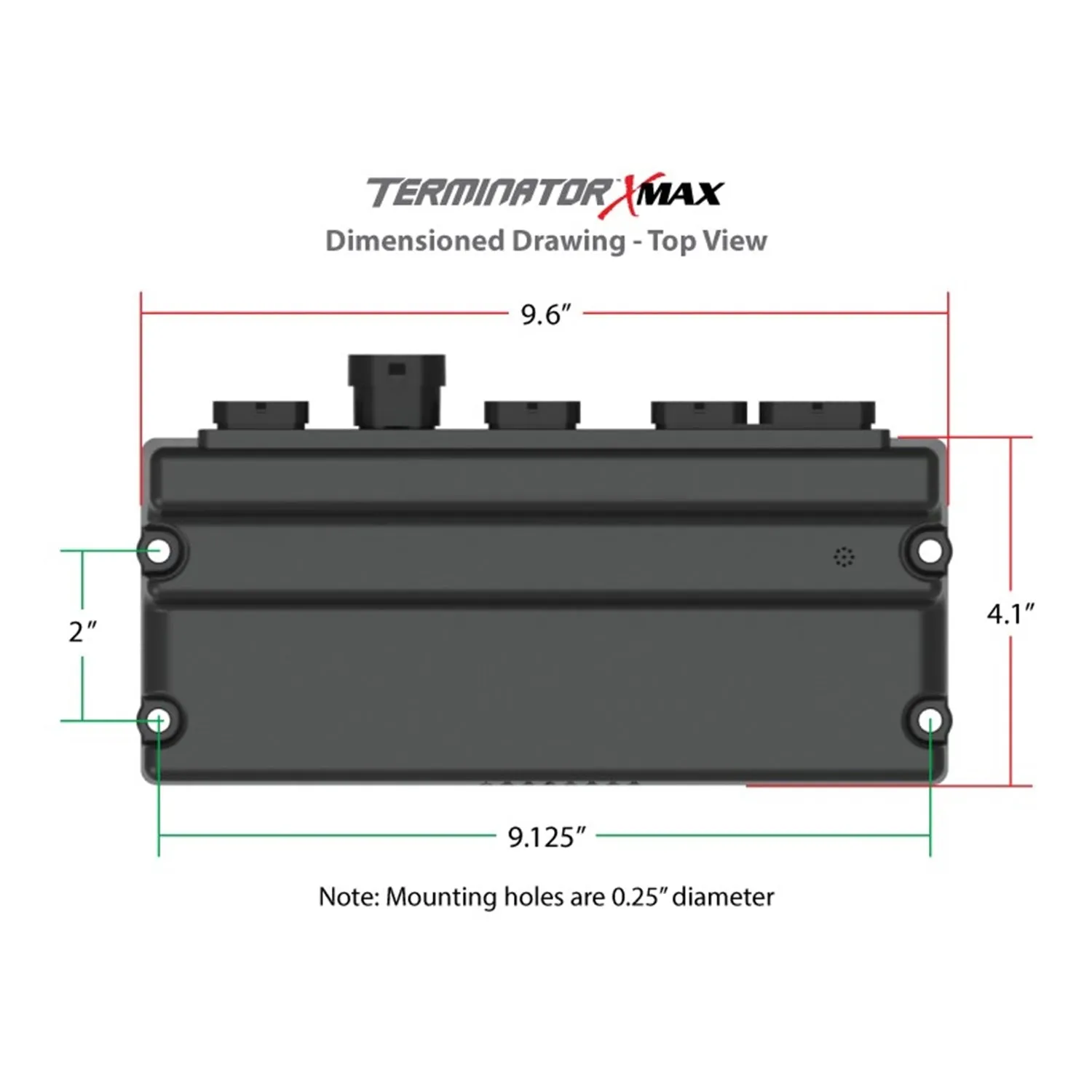 Holley EFI Terminator X Max Engine Control Module - 3.5 in Touchscreen - Wiring Harness - 58x Reluctor Wheel - GM LS-Series