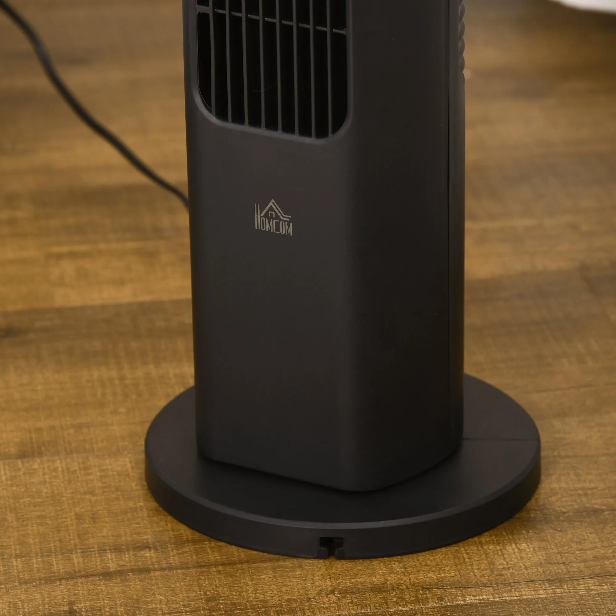 HOMCOM Oscillating Tower Fan Cooling with Remote, 4H Timer for Home Office