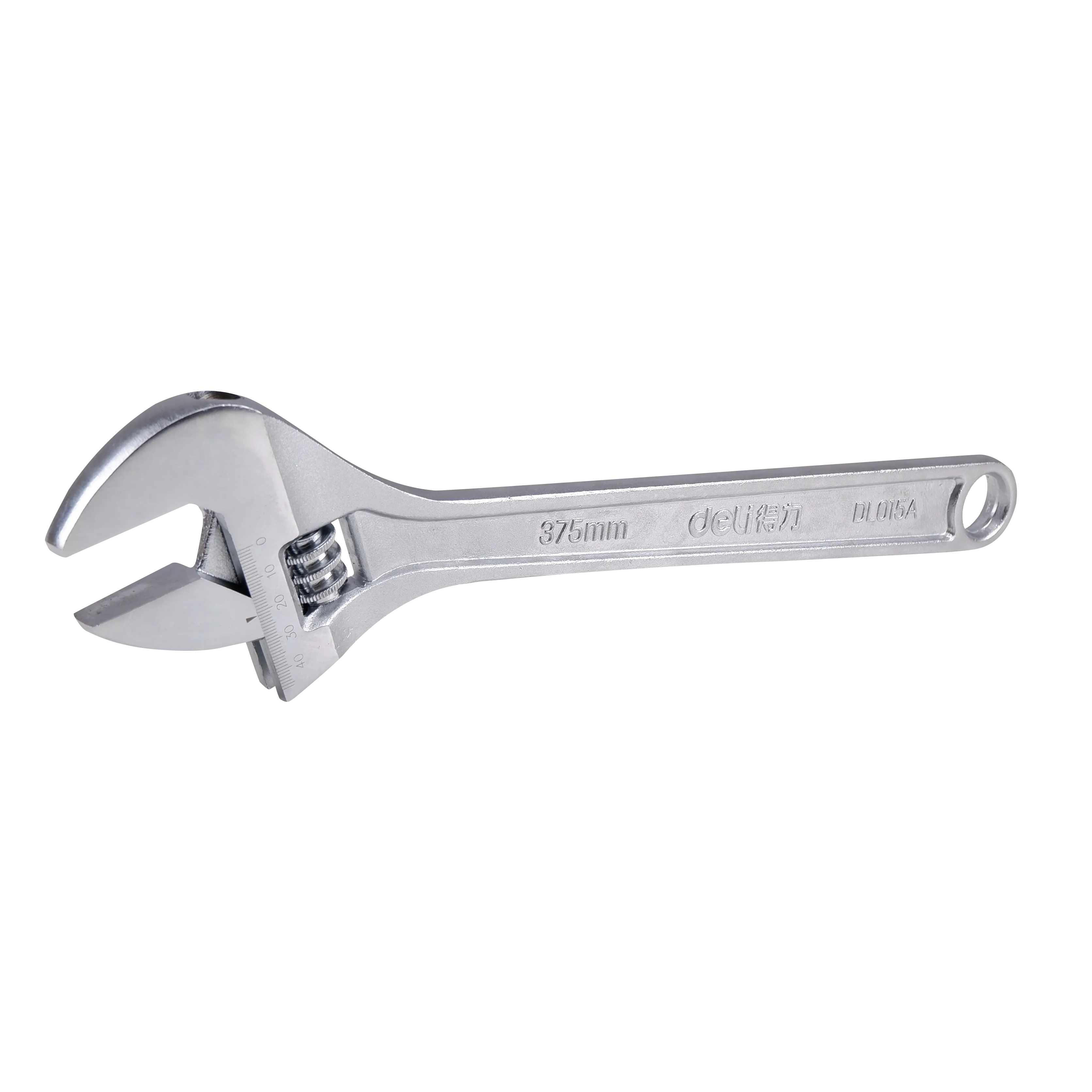 Homdum 15 inch Adjustable Wrench Deli Hex Spanner Chrome vanadium Ergonomic Handle size 450 mm