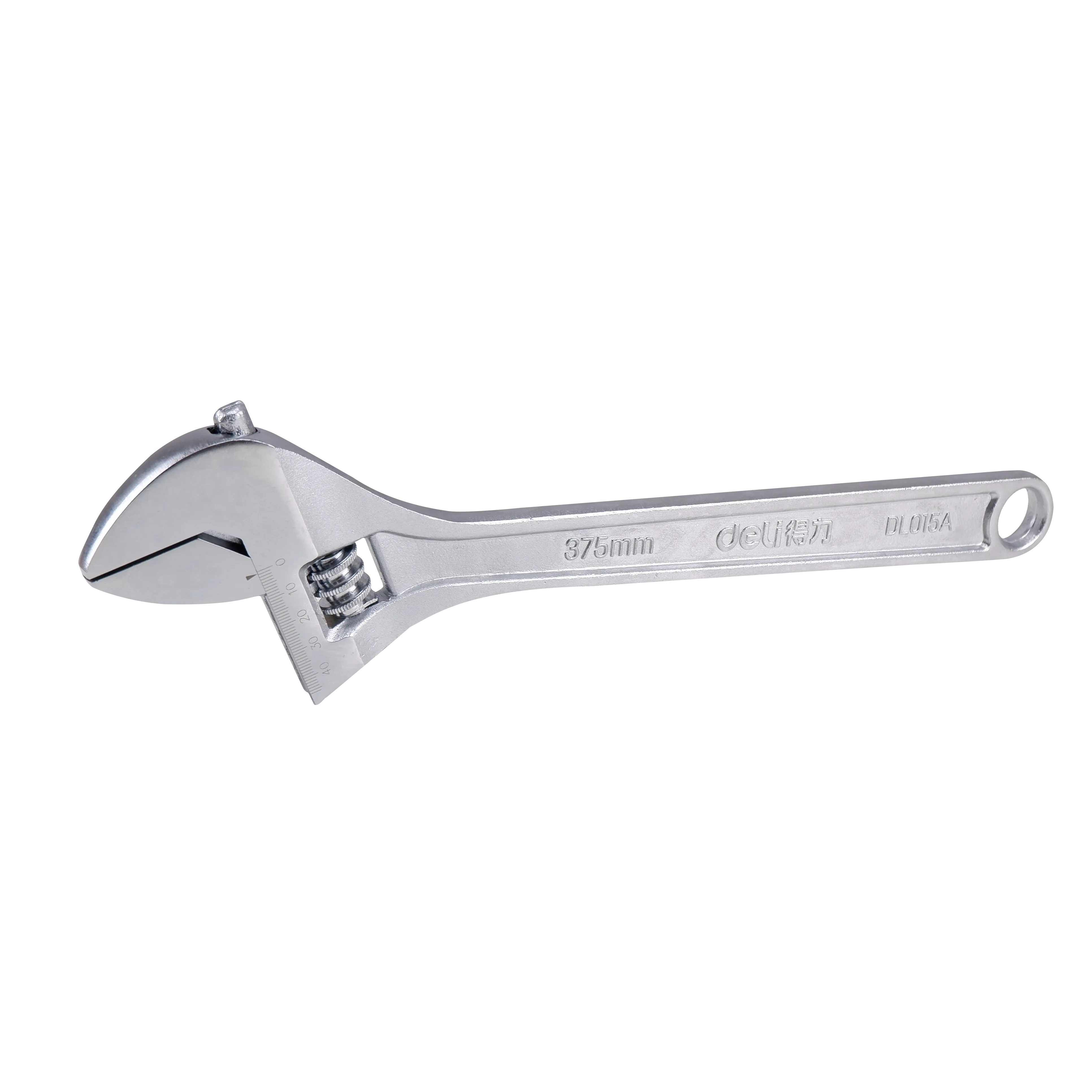 Homdum 15 inch Adjustable Wrench Deli Hex Spanner Chrome vanadium Ergonomic Handle size 450 mm