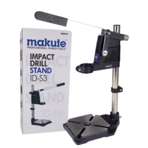 Homdum Makute Impact Drill Machine Stand Heavy Cast Iron Base Bench Press Jig for Electric Hand Drill Adjustable Collet Upto 43mm Drilling Depth Upto 60mm.