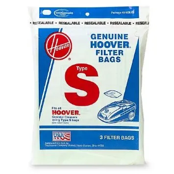 HOOVER VACUUM CLEANER - Bags type S -3Pk