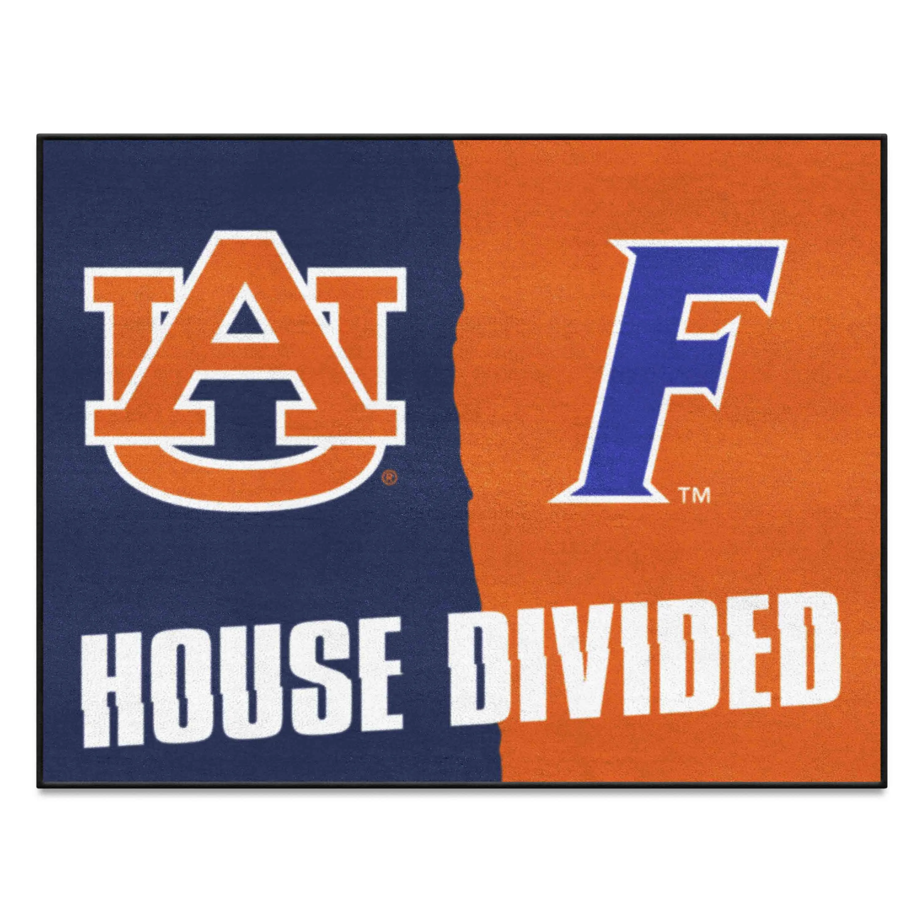 House Divided - Auburn / Florida House Divided House Divided Rug - 34 in. x 42.5 in.