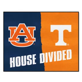 House Divided - Auburn / Tennessee House Divided House Divided Rug - 34 in. x 42.5 in.