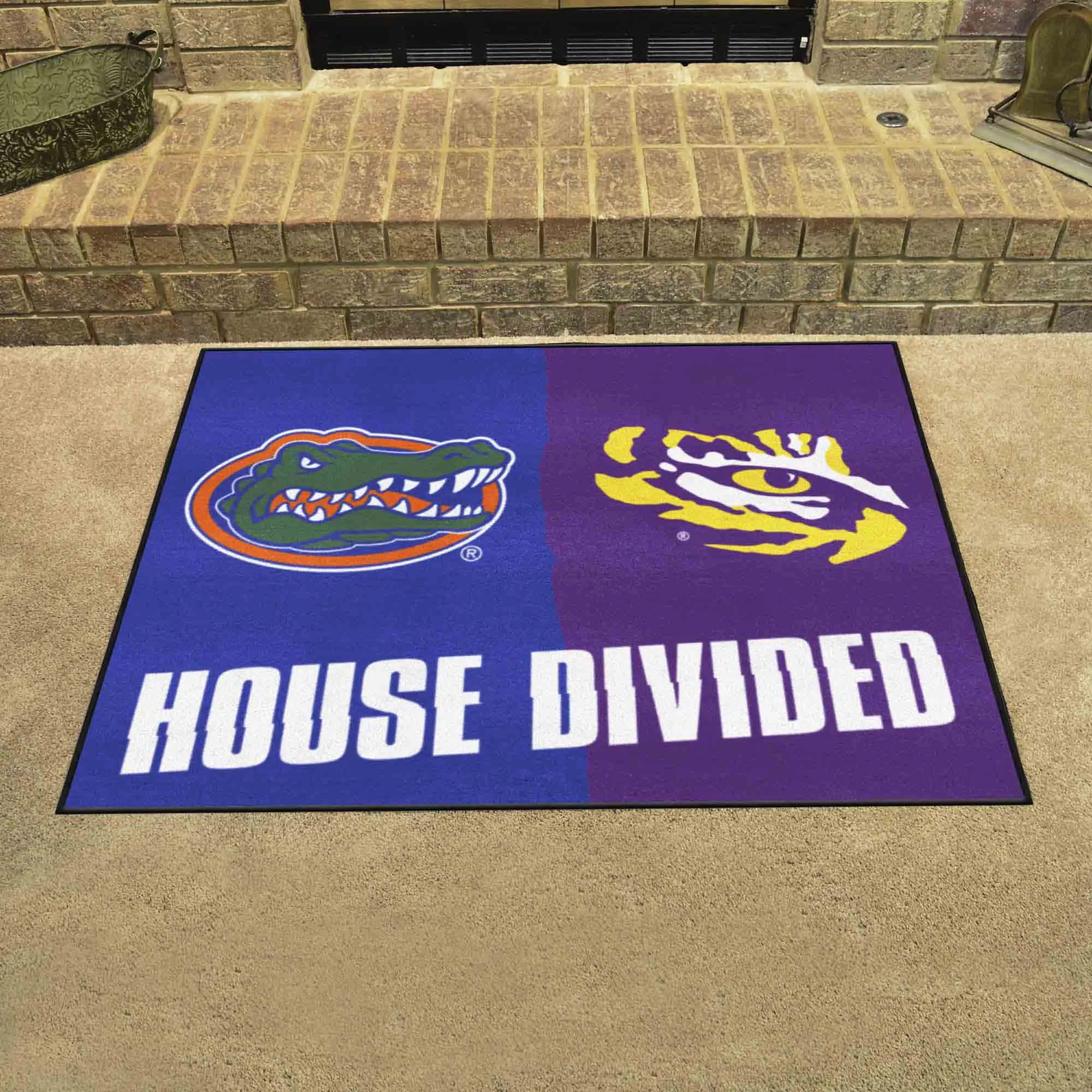 House Divided - Florida / LSU House Divided House Divided Rug - 34 in. x 42.5 in.