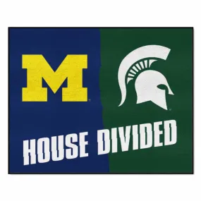 House Divided - Michigan / Michigan State House Divided House Divided Rug - 34 in. x 42.5 in.