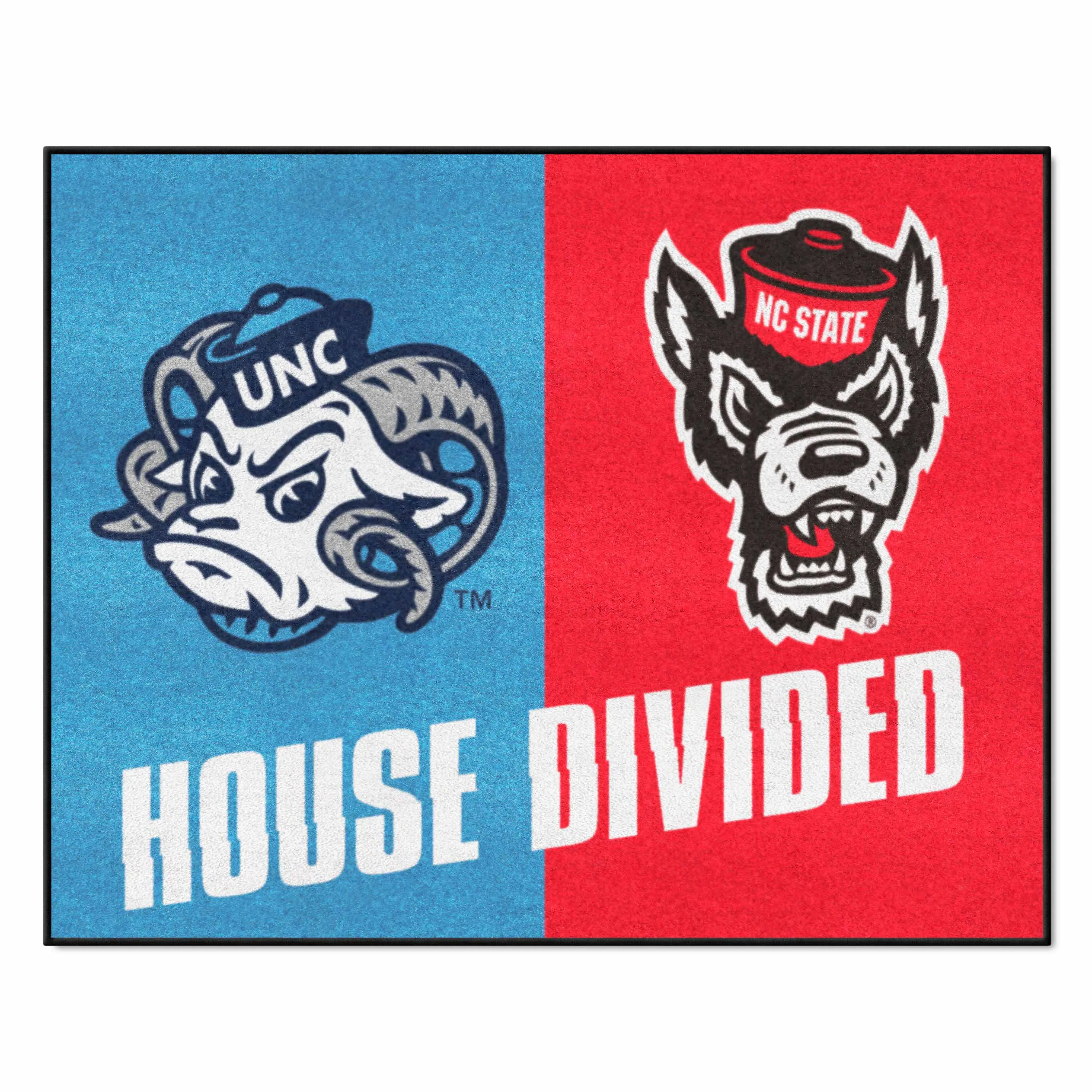 House Divided - North Carolina / NC State House Divided House Divided Rug - 34 in. x 42.5 in.