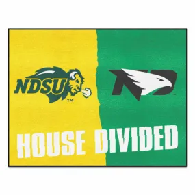 House Divided - North Dakota State / North Dakota House Divided House Divided Rug - 34 in. x 42.5 in.