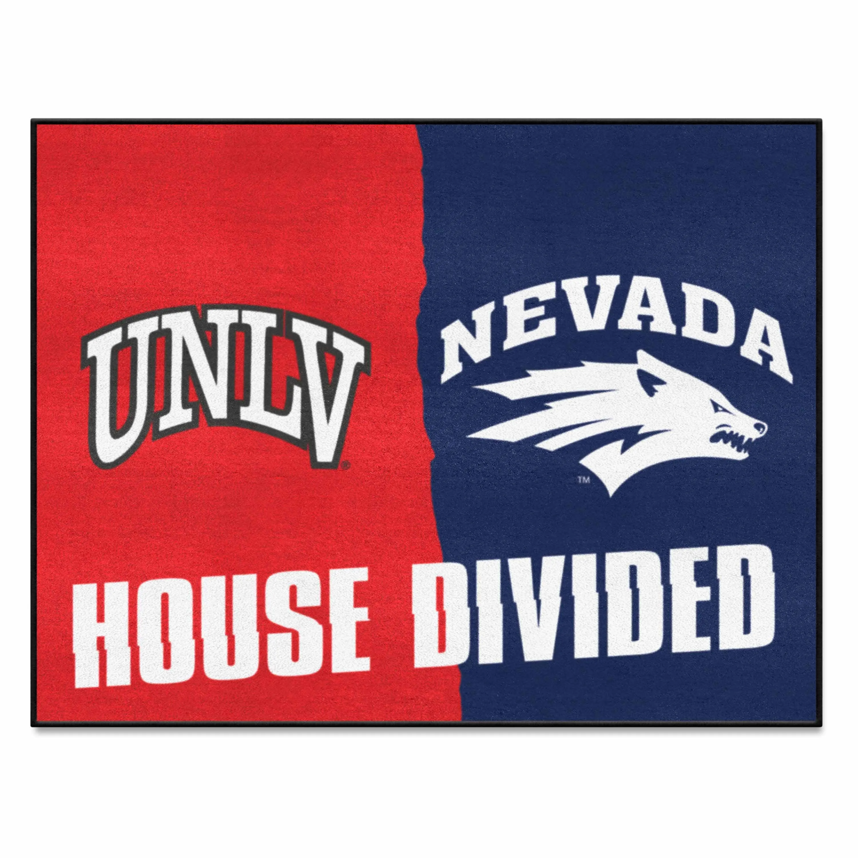 House Divided - UNLV / Nevada House Divided House Divided Rug - 34 in. x 42.5 in.