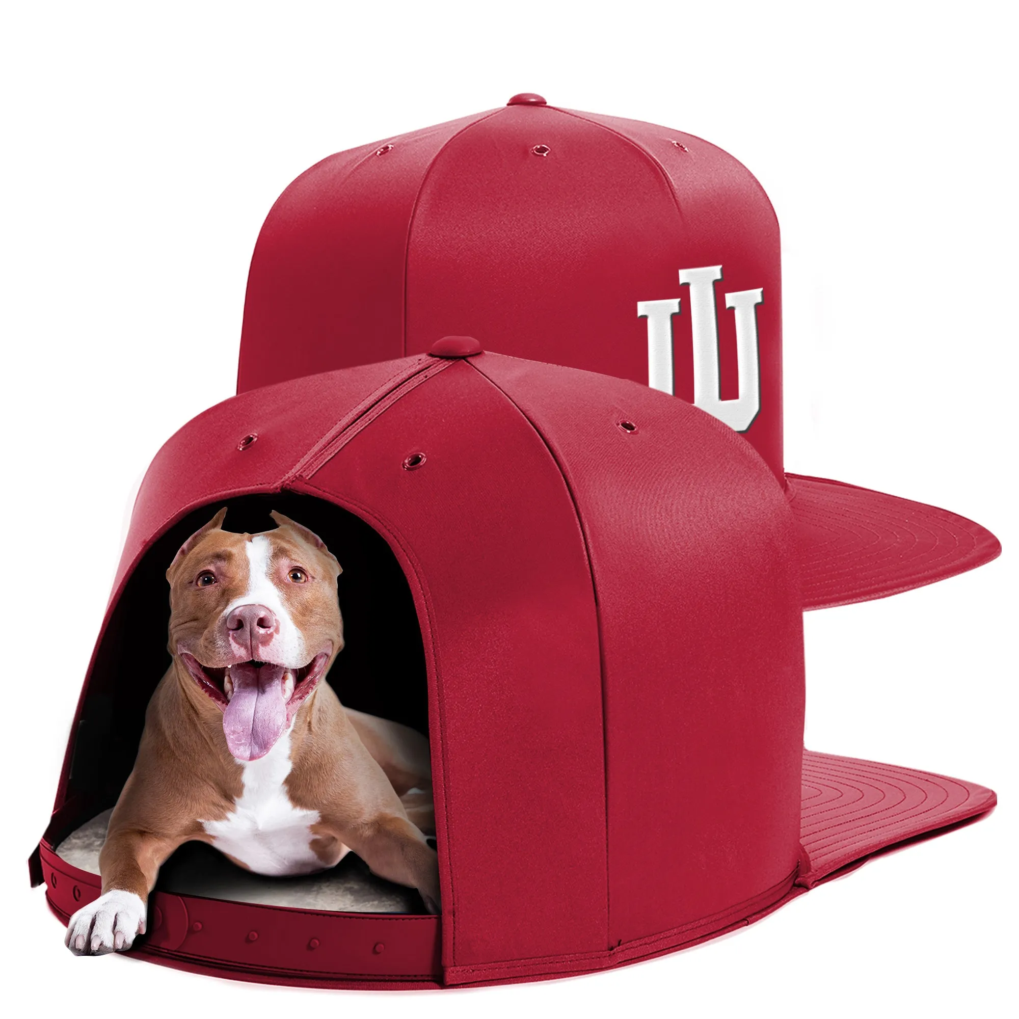 INDIANA UNIVERSITY NAP CAP PREMIUM DOG BED