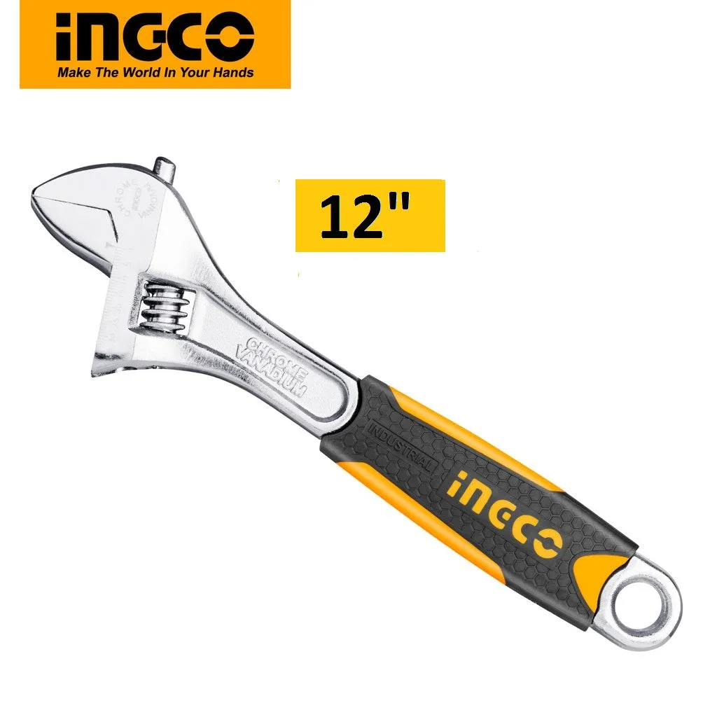 Ingco Adjustable wrench 12'' HADW131128