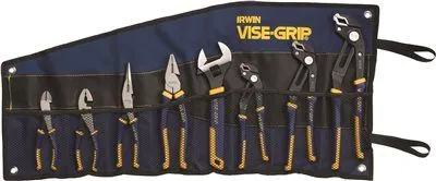 Irwin Groovelock Pliers Set 8 Piece