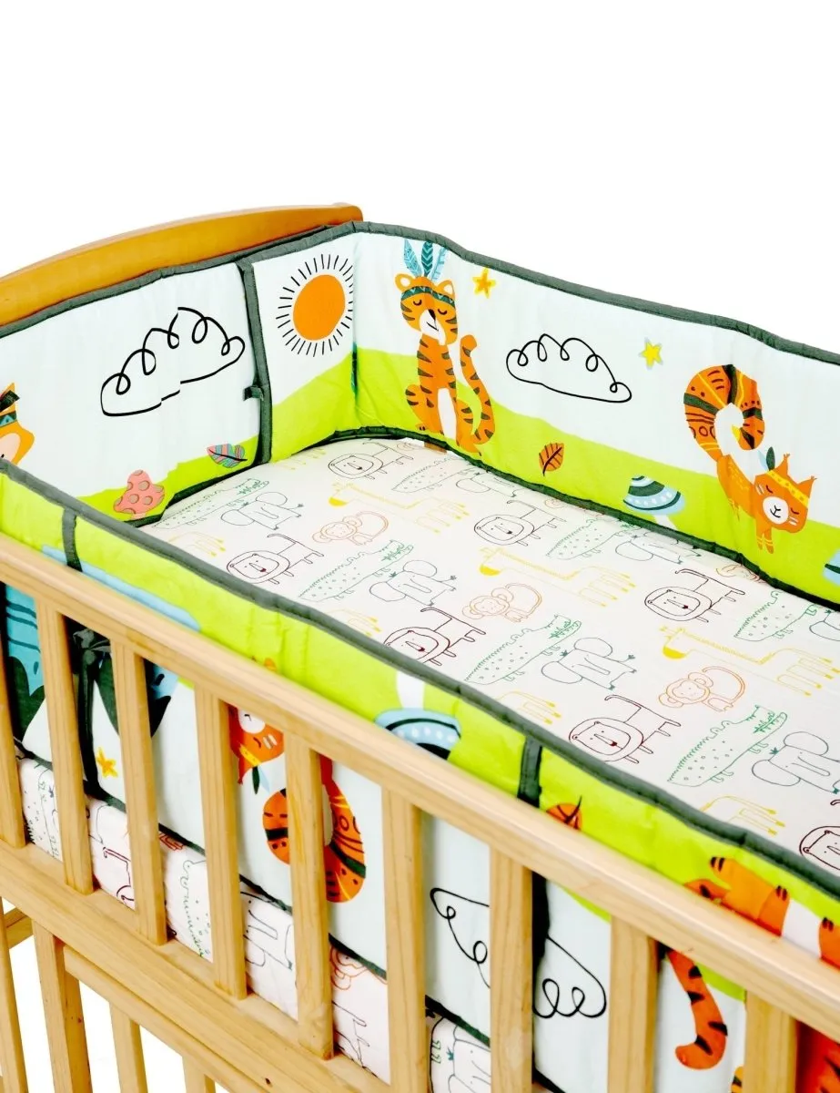 Jungle Tribe - Baby Crib Sheet