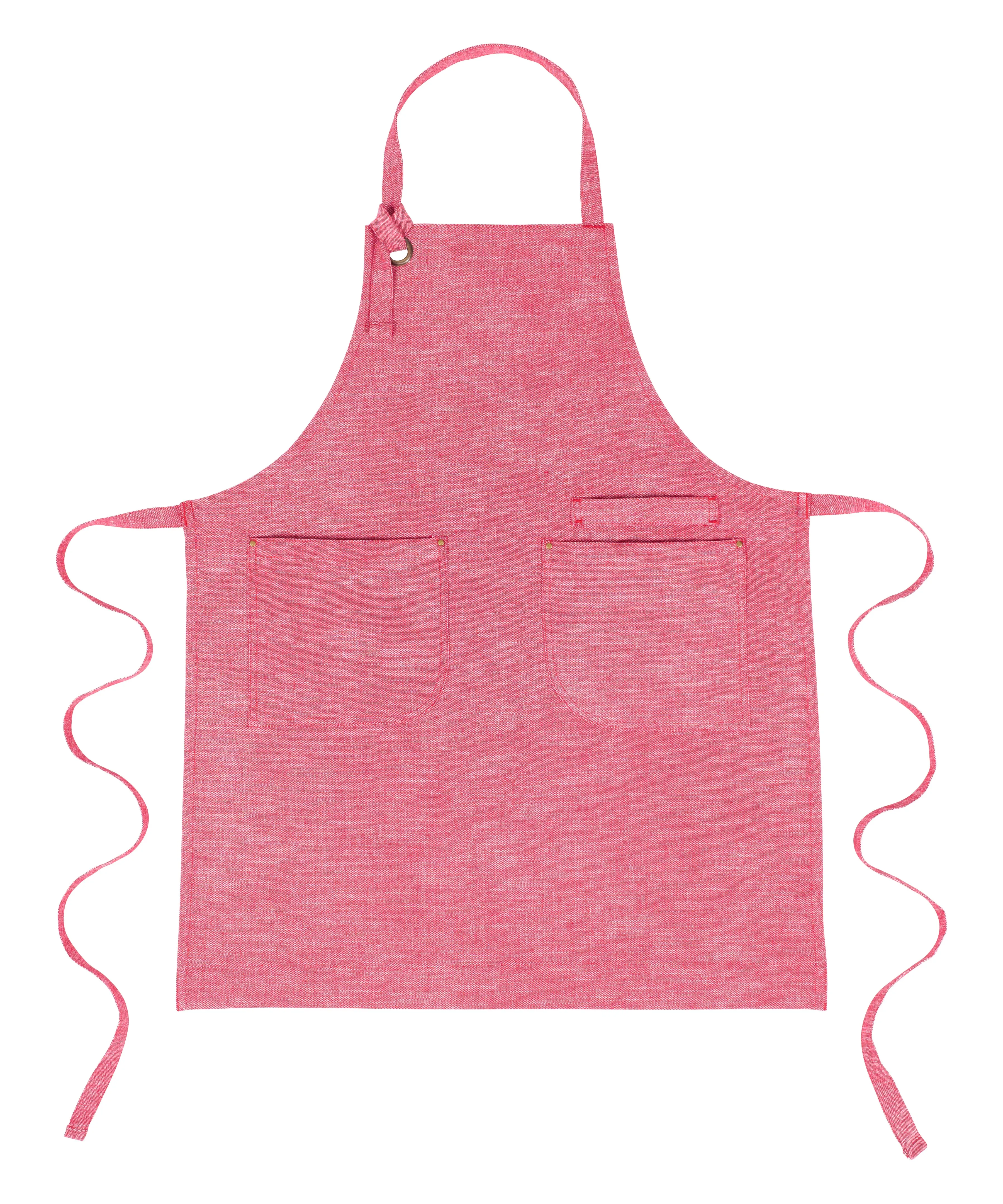 KAF Home Strada Adjustable Chambray Apron - 33" x 27"