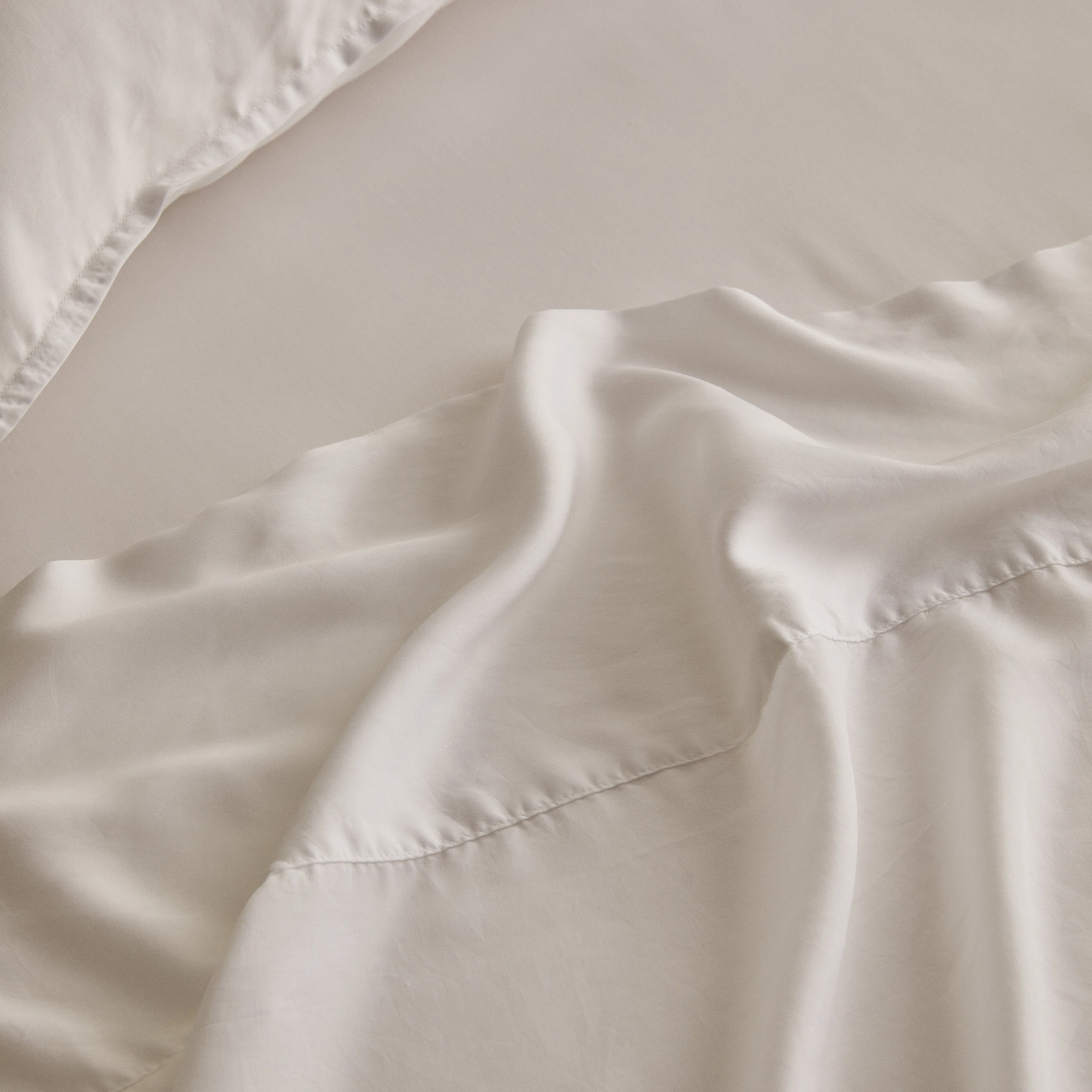 Kane Bamboo - White Kids Fitted Sheet