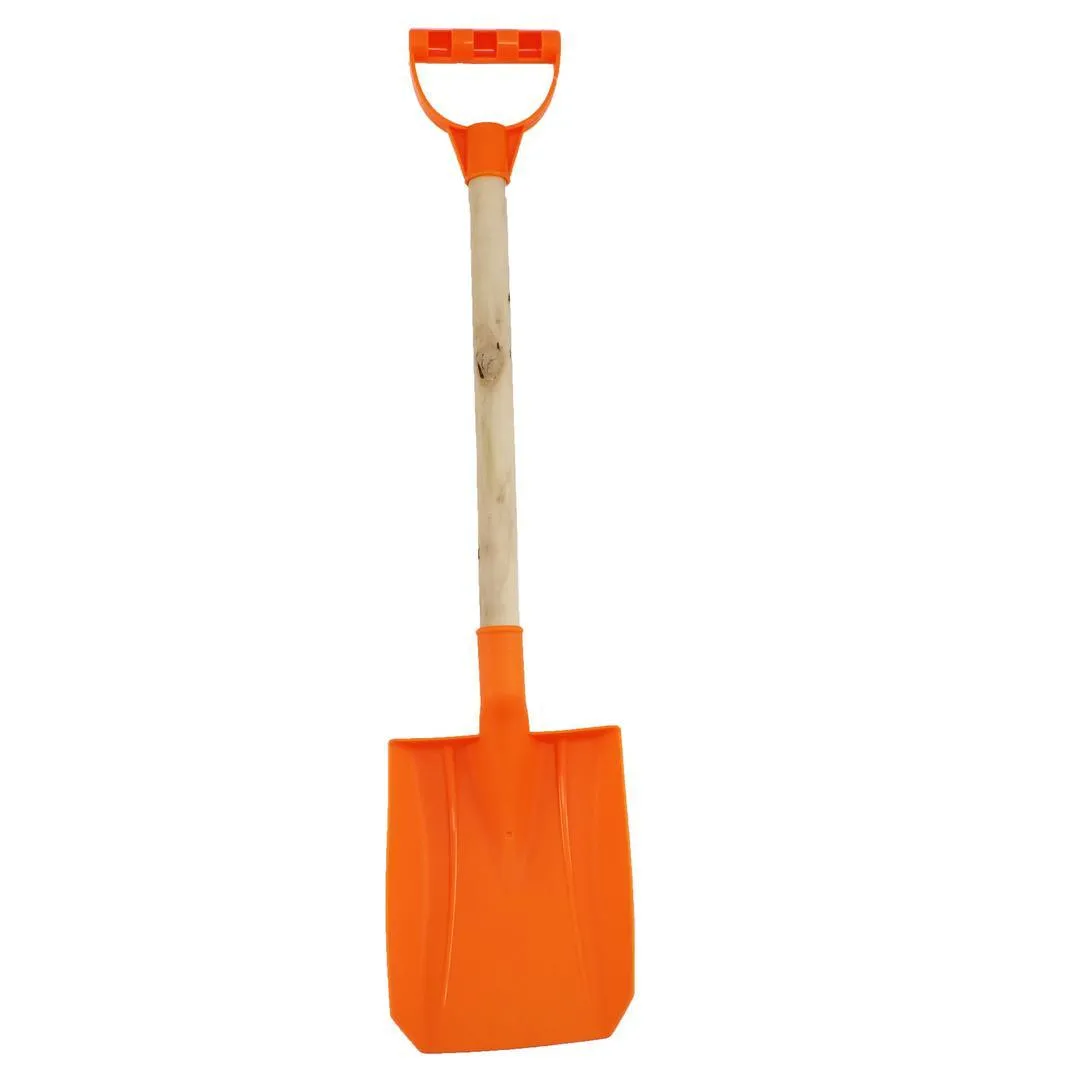 Kids Wooden Mini Beach Shovel with Plastic Spade Perfect - 909041