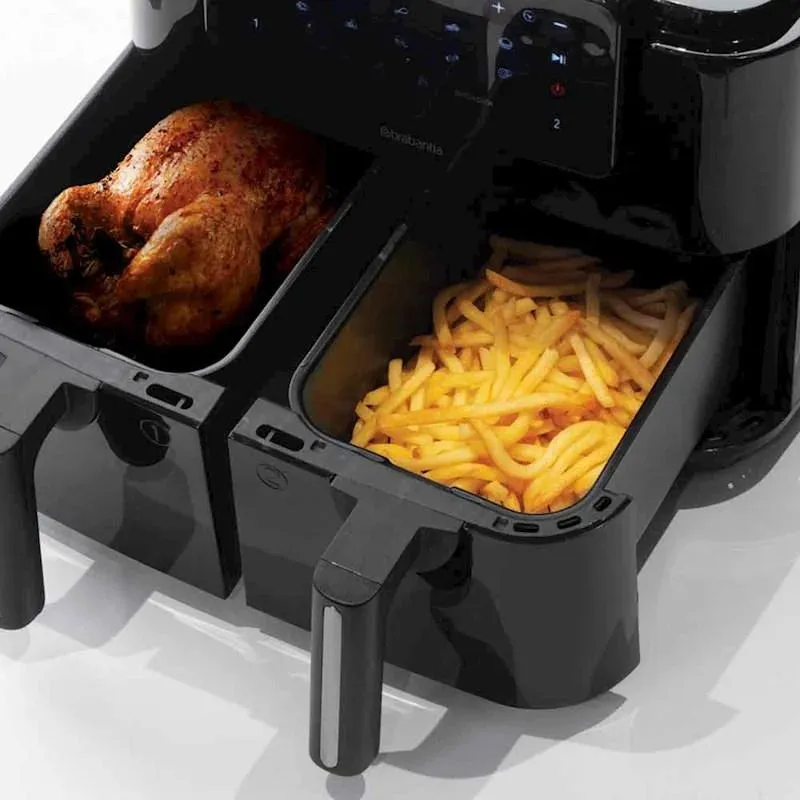 Kitchen Brabantia Dual Drawer Air Fryer 2400W (Limited Offer)