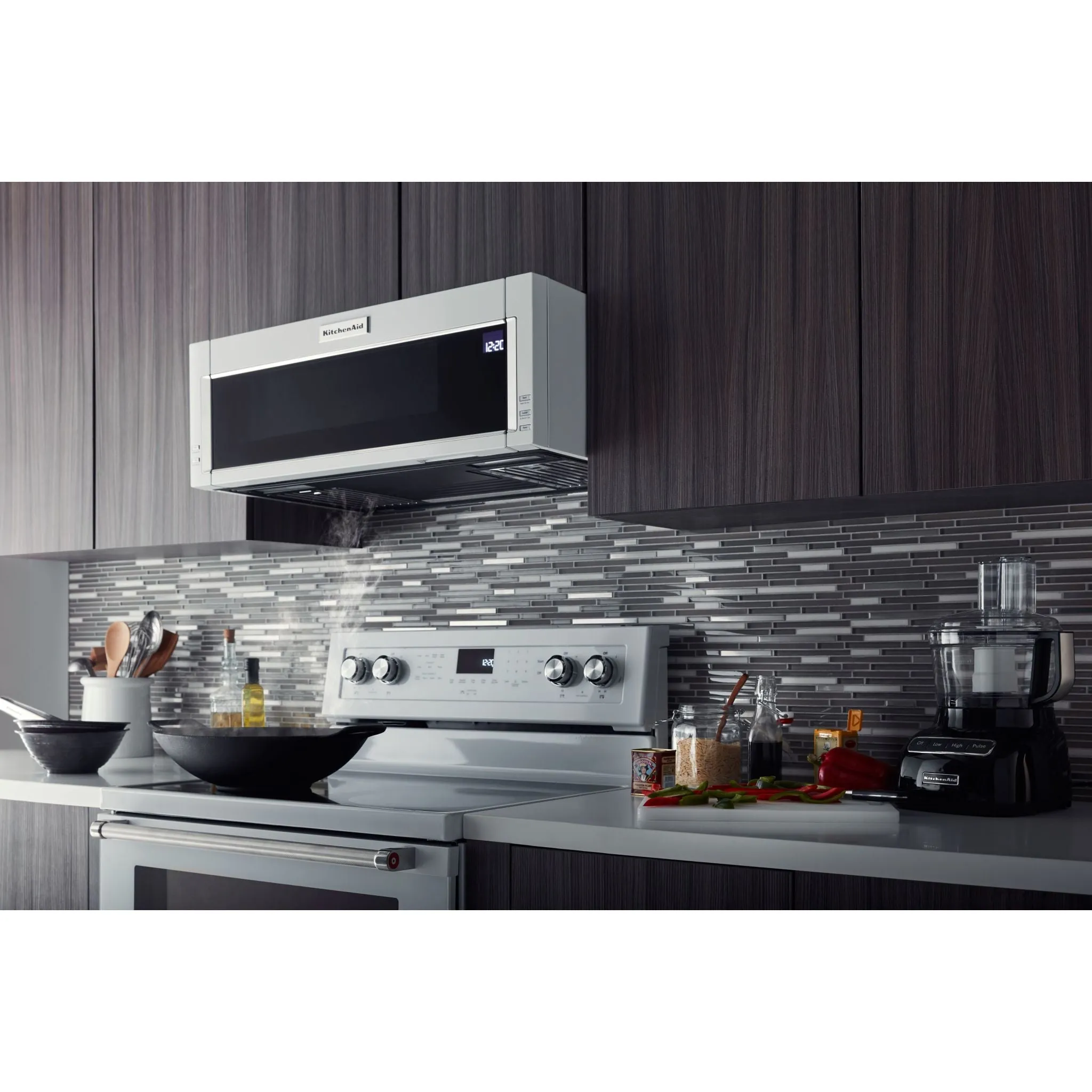 KitchenAid  900-Watt Low Profile Microwave Hood Combination (YKMLS311HWH)