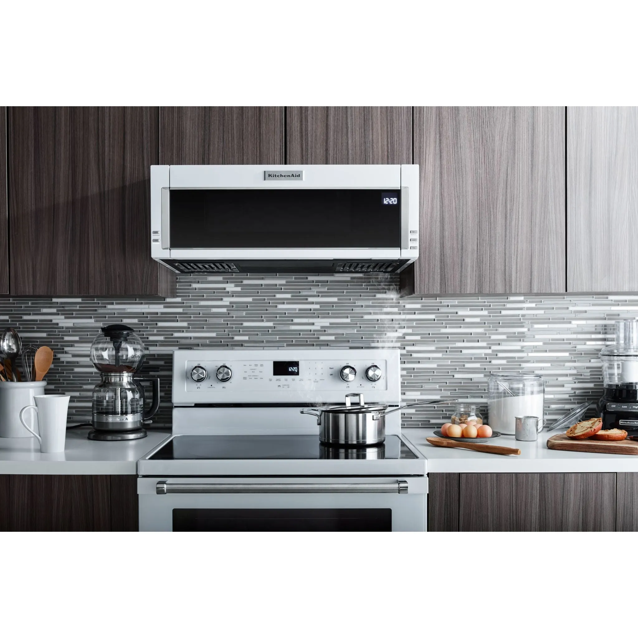 KitchenAid  900-Watt Low Profile Microwave Hood Combination (YKMLS311HWH)