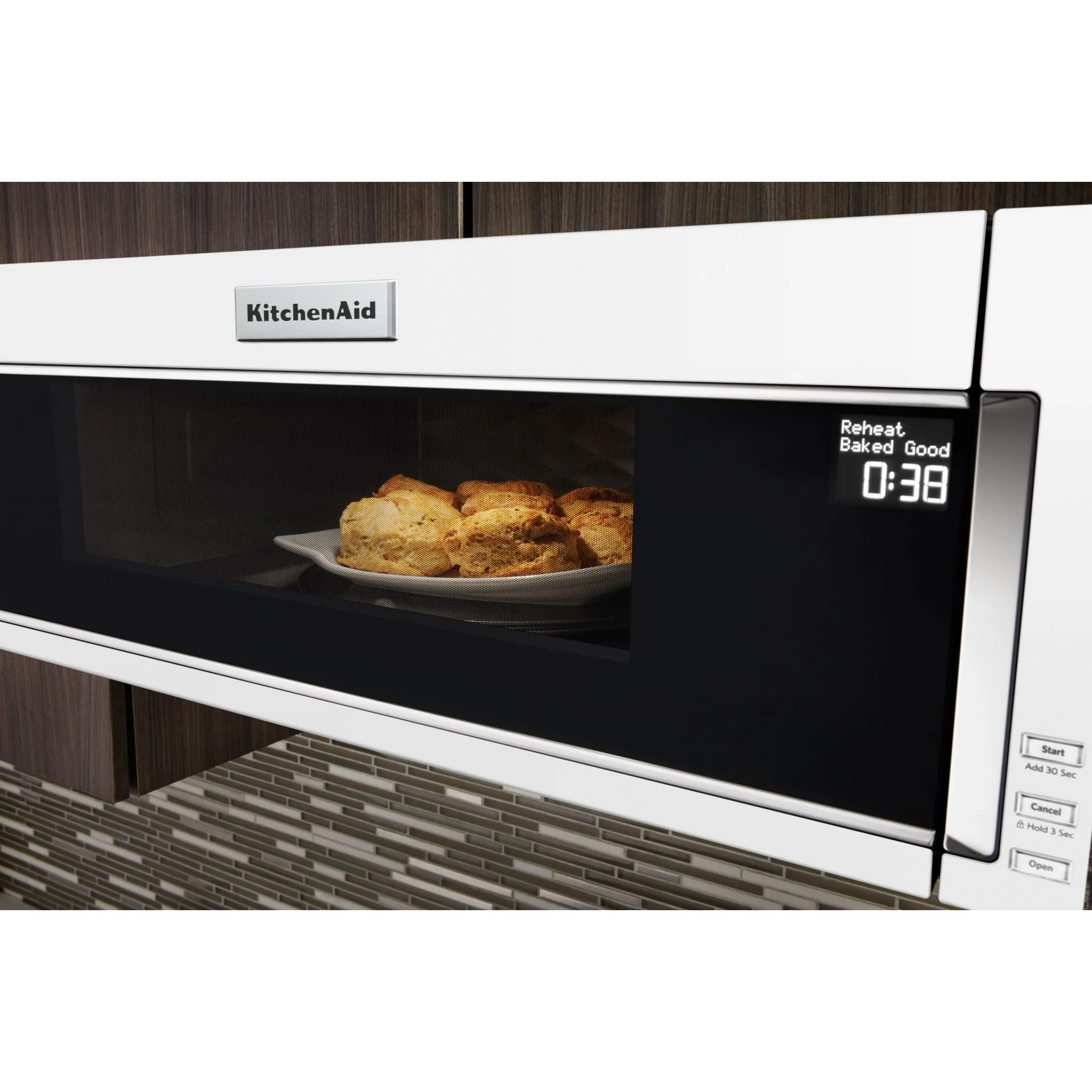 KitchenAid  900-Watt Low Profile Microwave Hood Combination (YKMLS311HWH)