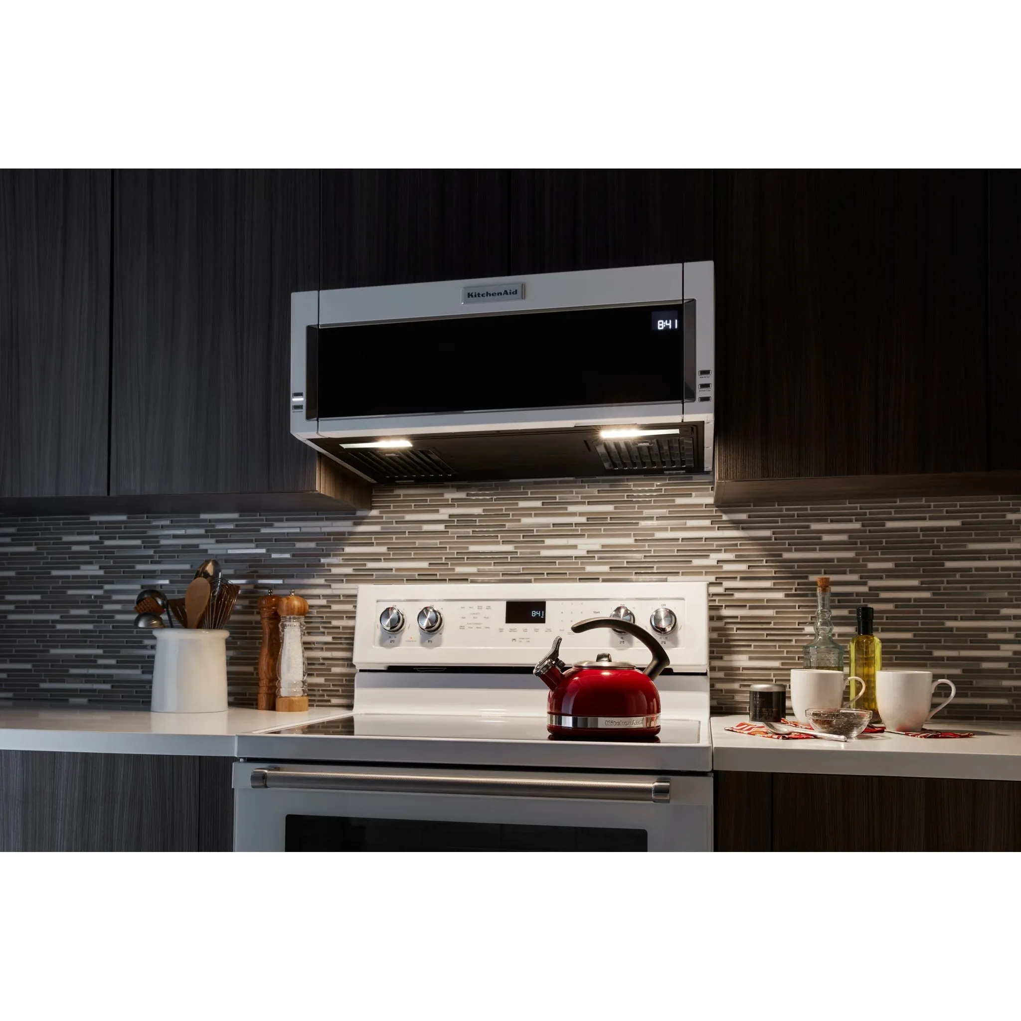 KitchenAid  900-Watt Low Profile Microwave Hood Combination (YKMLS311HWH)