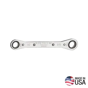 Klein Ratcheting Box Wrench - 1/2" X 9/16" - 68202