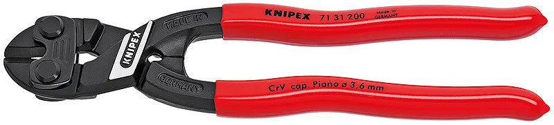 Knipex 7131200 8" High Leverage Cobolt Cutters With Notch