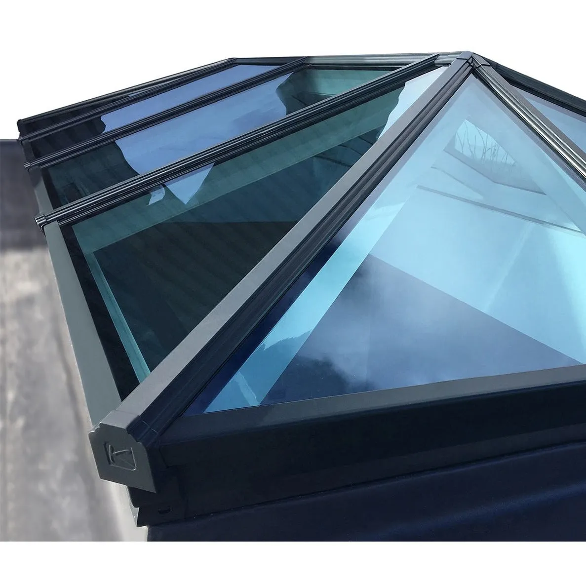 Korniche Aluminium Roof Lantern - PREMIUM BLUE 1.0 W/m2 Glazing