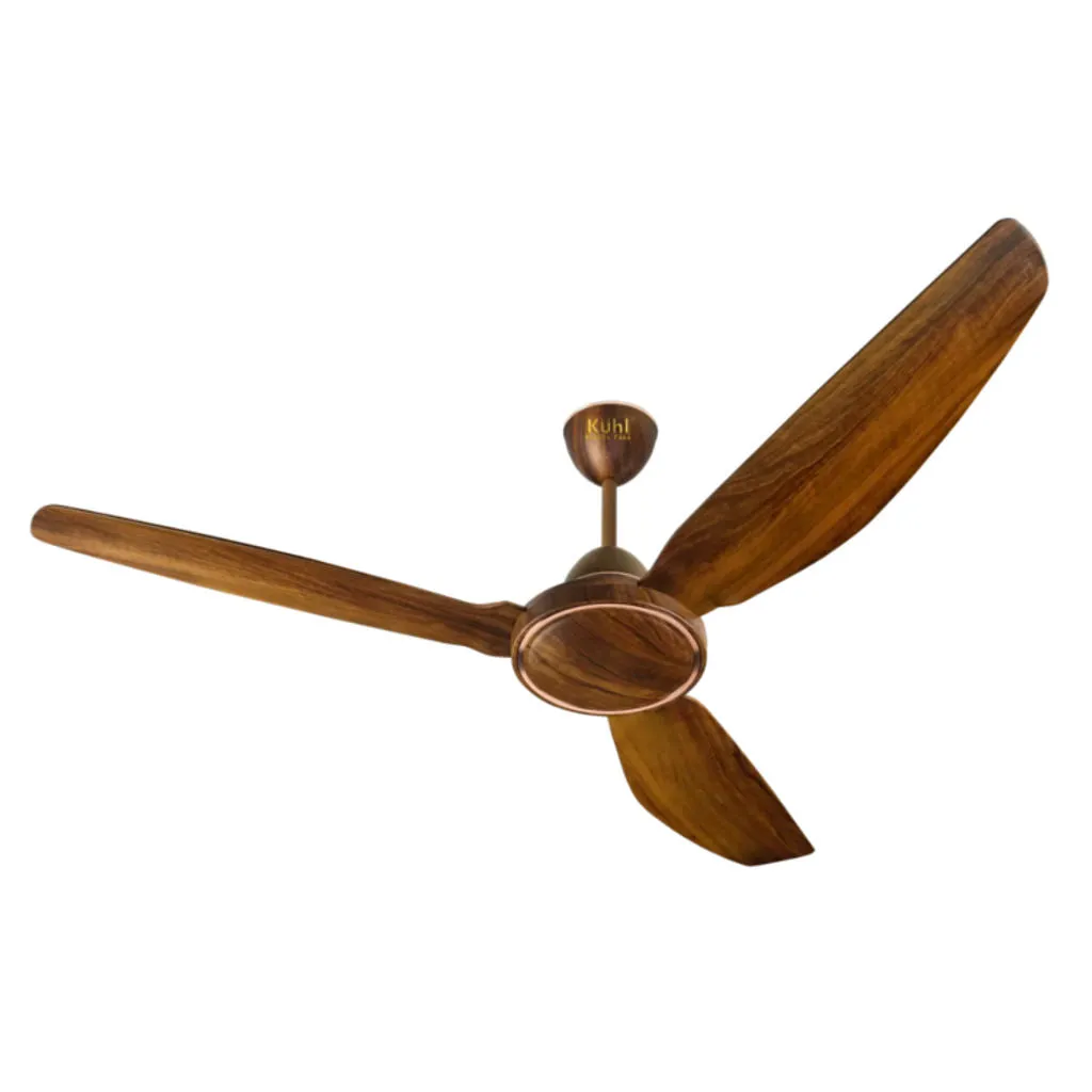 Kuhl Brise E3 BLDC Ceiling Fan With Remote 1320mm Teak