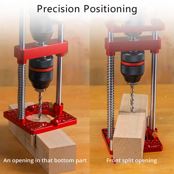 Levoite™ Precision Drill Guide Drill Stand & Concealed Hinge Drill Locator