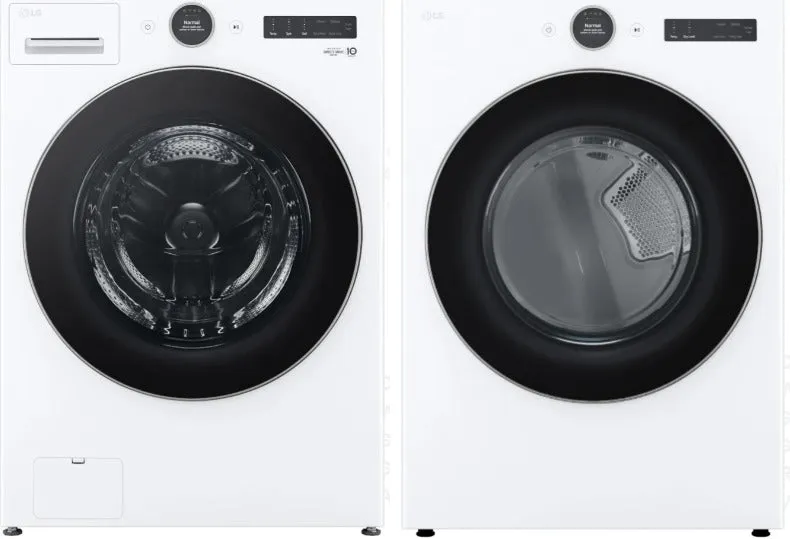 LG Front Load Washer and Electric Dryer Set - WM3600HWA DLEX5500W