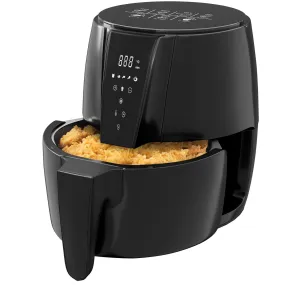 Lifelong LLHFD439 Air Fryer | 1 Year Warranty | 1350W, 4.2L, Air Fryer for Home, Digital Air-Fryer with 6 Presets, Hot Air Circulation, Temperature & Timer Control, Up to 90% Less Oil Usage ( Black)