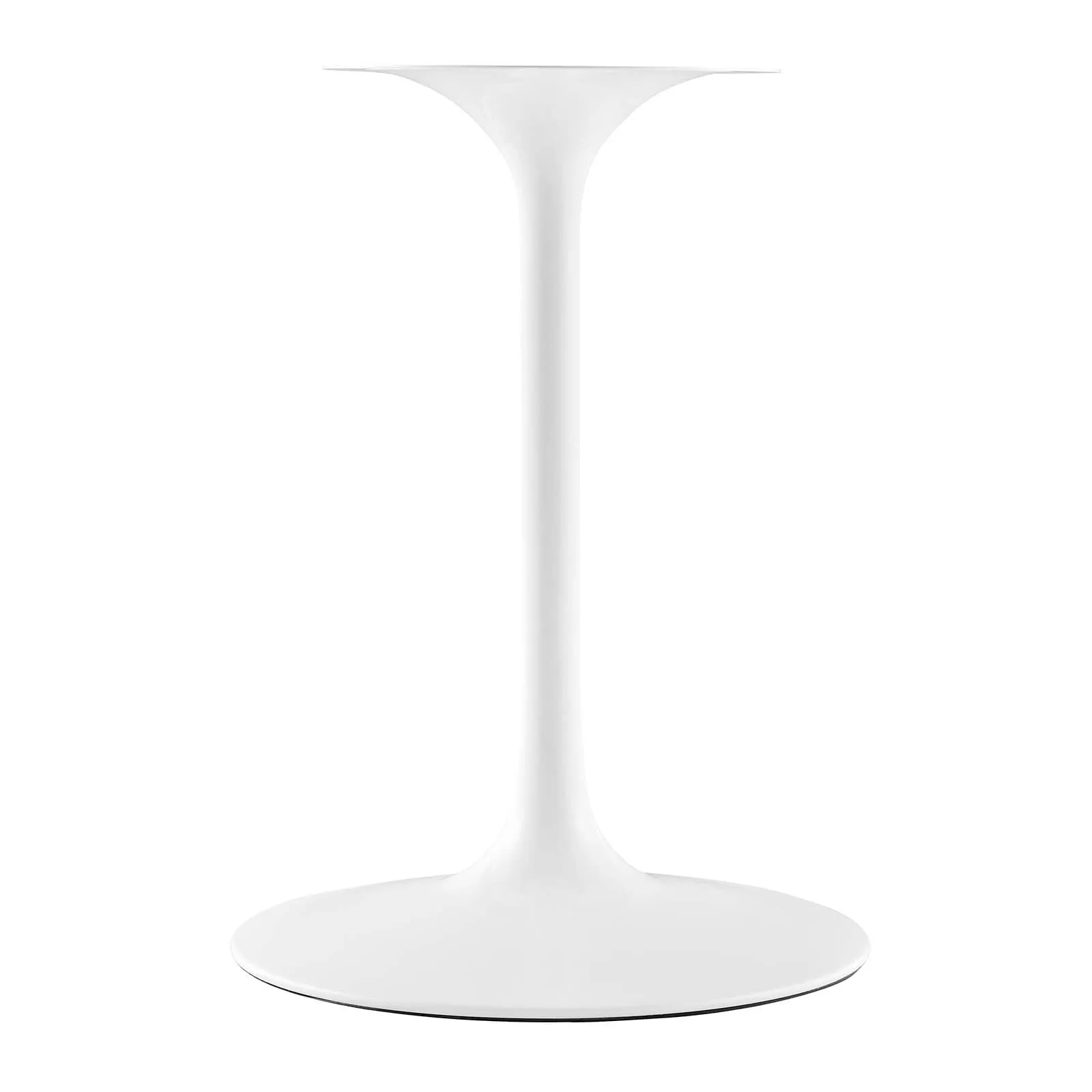 Lippa 28" Round Wood Top Dining Table White EEI-1115-WHI