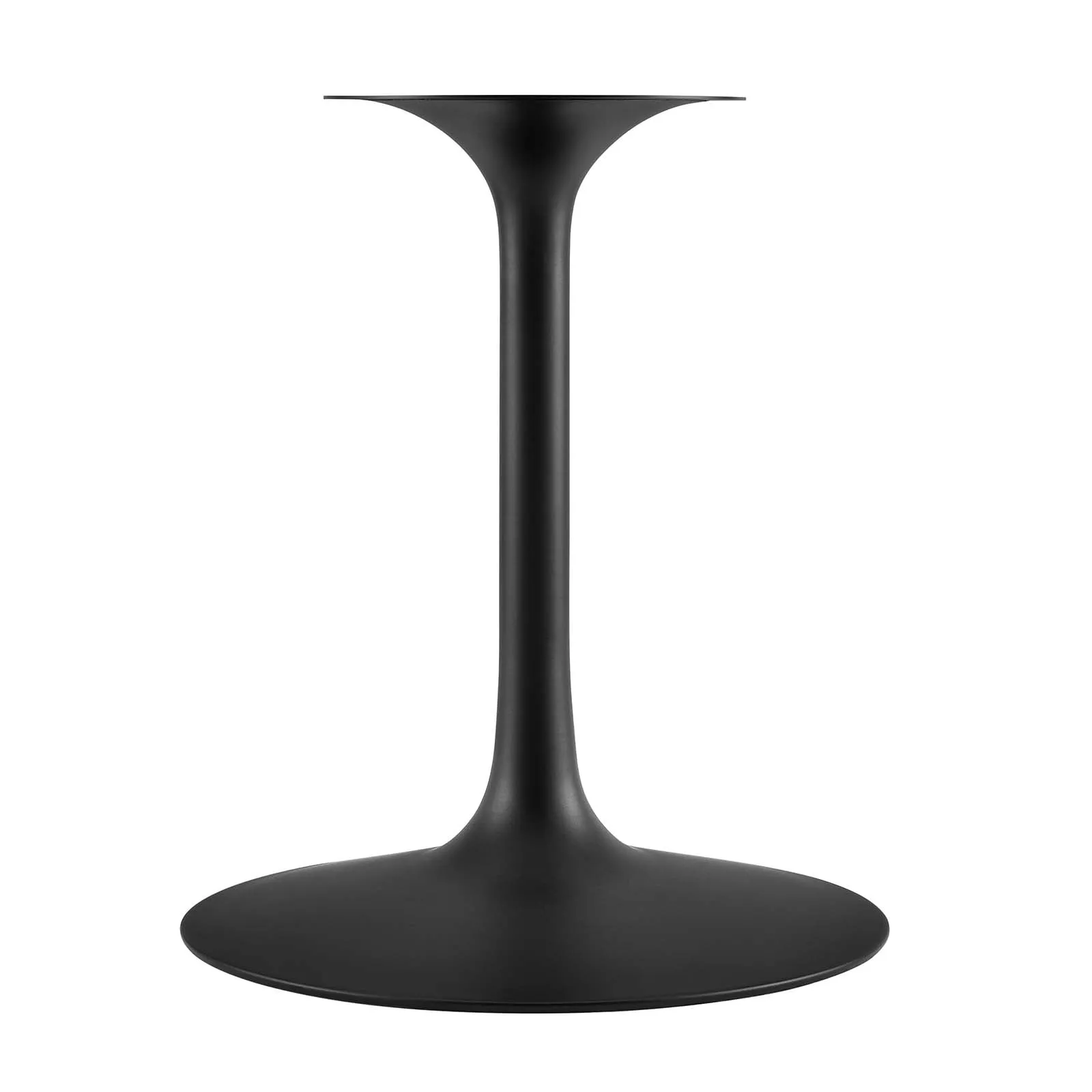 Lippa 40" Round Dining Table Black White EEI-3521-BLK-WHI