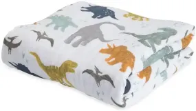 Little Unicorn Big Kids Cotton Muslin Quilt - Dino Friends